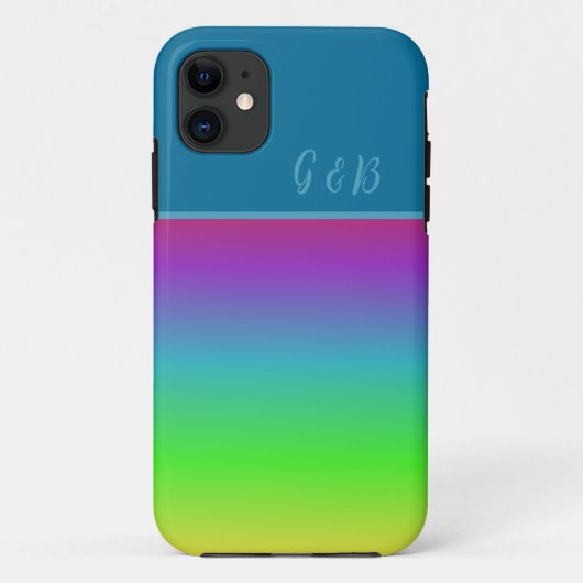 ミニマルカラフルlgbtqゲイプライド月 Case-Mate iPhoneケース (裏面)
