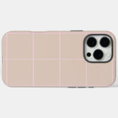 ミニマルカラーグリッドチェックパターン Case-Mate iPhoneケース (裏面 (横))