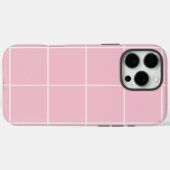 ミニマルカラー格子柄チェックパターン Case-Mate iPhoneケース (裏面 (横))
