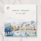 ミニマルカリフォルニア州サンノゼ結婚 フェイバータグ (正面)