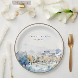 ミニマルカリフォルニア州サンノゼ結婚 ペーパープレート