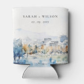 ミニマルカリフォルニア州サンノゼ結婚 缶クーラー (裏面)