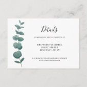 ミニマルカリ結婚詳細 エンクロージャーカード (正面)