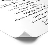 ミニマルキスをするリスト結婚メニューのゲームのサイン ポスター (角)