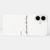 ミニマルキャットラバーフォンケース Case-Mate iPhoneケース (裏面 (横))