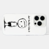 ミニマルキャラクター電話ケース Case-Mate iPhoneケース (裏面 (横))