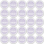 ミニマルキャンドルラベンダーパープルラベルシート25 シール (正面)