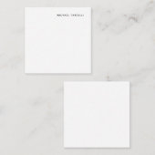 ミニマルクラシカルプロフェッショナル ノートカード (正面/裏面)