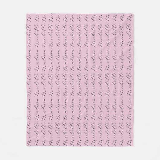 ミニマルクラシカルム名手書き フリースブランケット (正面)