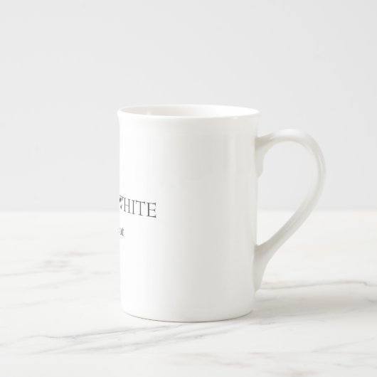 ミニマルクラシカルリストプロフェッショナルの名前の追加 ボーンチャイナマグカップ (右)
