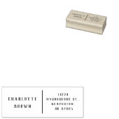 ミニマルクラシックカスタムシンプル差出人住所 ラバースタンプ (押印)