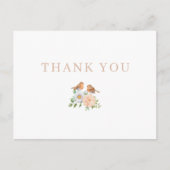 ミニマルクラシックシンプル感謝していハガキ インビテーションポストカード (正面)