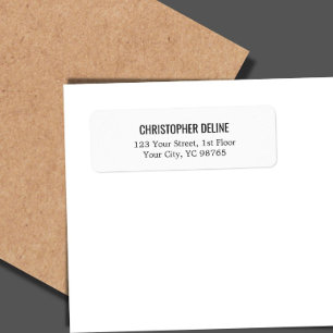 ミニマルクラシックスエレガント白ラベル ラベル