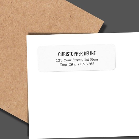 ミニマルクラシックスエレガント白ラベル ラベル