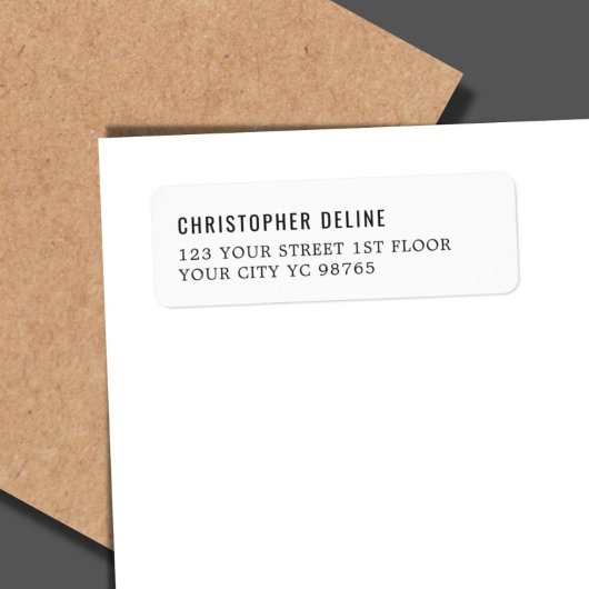 ミニマルクラシックスエレガント白ラベル ラベル