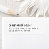 ミニマルクラシックスエレガント白ラベル ラベル (インサイチュ)