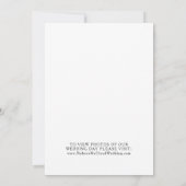 ミニマルクラシックム金ゴールドの駆け落ち発表 招待状 (裏面)