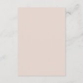 ミニマルクラシックモダンQRコードの結婚詳細 エンクロージャーカード (裏面)