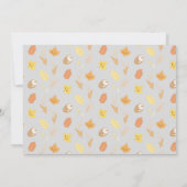 ミニマルクラシックリストアコーン写真感謝祭カード サンキューカード (裏面)