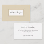 ミニマルクラシック主義 名刺 (正面/裏面)