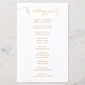 ミニマルクラシック金ゴールドスクリプト式プログラム (裏面)