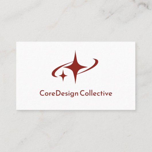 ミニマルクリエイティブお洒落ホワイトレモダンッド 名刺 (裏面)