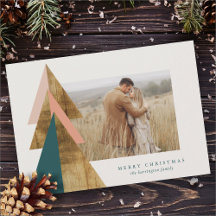 ミニマルクリスマスツリーカード