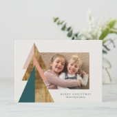 ミニマルクリスマスツリーカード カード (スタンド正面)