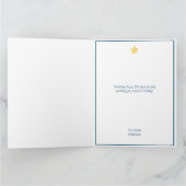 ミニマルクリスマスツリークリスマスカード カード (内部)