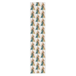 ミニマルクリスマスツリーショートテーブルランナー ショートテーブルランナー