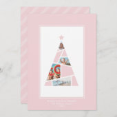 ミニマルクリスマスツリー シーズンカード (正面/裏面)