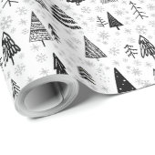 ミニマルクリスマスツリー ラッピングペーパー (ロールコーナー)
