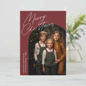 ミニマルクリスマス シーズンカード (スタンド正面)