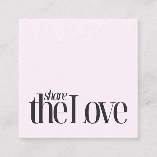 ミニマルクールバラはっきりした美しい 紹介カード (正面)