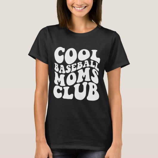 ミニマルクールベースボールママクラブ Tシャツ (正面)