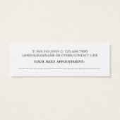 ミニマルクール白黒ヘアピンサロン (裏面)