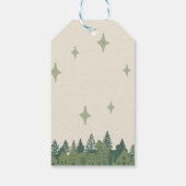 ミニマルグモダンリーンビレッジクリスマス ギフトタグ (裏面)