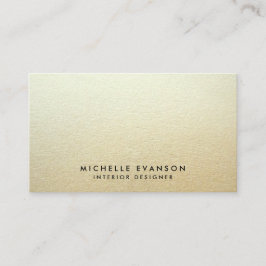 ミニマルグラデーション金ゴールドルッシンプルクプロフェッショナル 名刺