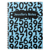 ミニマルグランジナスパターンノートブック ノートブック (正面)