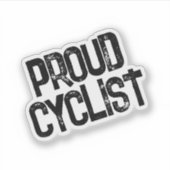 ミニマルサイクリングカスタムカットビニールシール シール (正面)