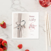 ミニマルシック結婚ズ スタンダードカクテルナプキン (インサイチュ)