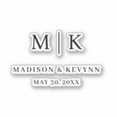 ミニマルシック | 結婚s シール (正面)