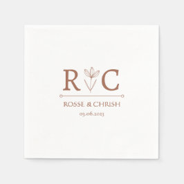 ミニマルシック | 結婚s スタンダードカクテルナプキン