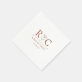ミニマルシック | 結婚s スタンダードカクテルナプキン (角)