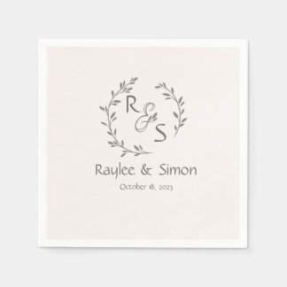 ミニマルシック | 結婚s スタンダードカクテルナプキン