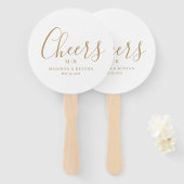 ミニマルシック | 結婚s ハンドファン (正面&裏面)