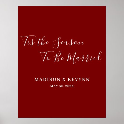 ミニマルシック | 結婚s ポスター (正面)