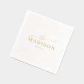 ミニマルシック | 結婚s 箔ナプキン (左)
