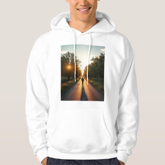 ミニマルシルエットTシャツ パーカ (正面)