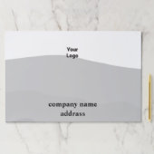 ミニマルシンプルエレガントカスタムロゴはこちら会社p ペーパーパッド (インサイチュ)